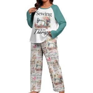 Sewing Lover Raglan Lounge Pajamas Sewing Is My Therapy 1 Sewing Lover Raglan Lounge Pajamas Sewing Is My Therapy1