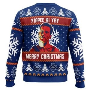 Yippee Ki Yay Die Hard Ugly Christmas Sweater1