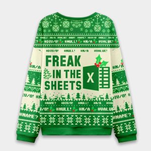 Freak in the Sheets Ugly Christmas Knit Sweater 2