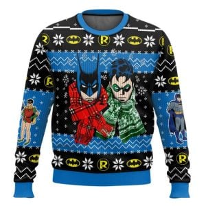 Batman And Robin Ugly Christmas Sweater