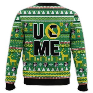 Respect Earn It Never Give Up John Cena Ugly Christmas Sweater1