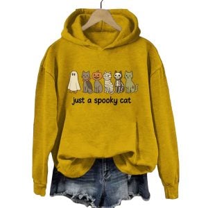 Halloween Just A Spooky Cat Hoodie 3 Halloween Just A Spooky Cat Hoodie3