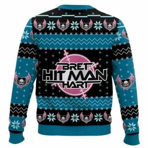 The Hitman Bret Hart Christmas Ugly Sweater1