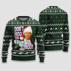 Dont Hog the Nog Clark Griswold Christmas Ugly Sweater1