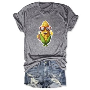 Corn Go Big Red Nebraska Football Tee1