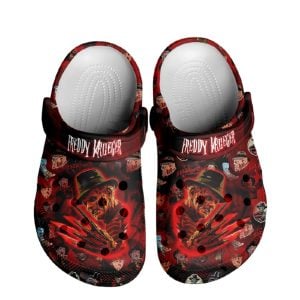 Freddy Krueger x Halloween Crocs Crocband Clogs