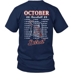 2025 Tigers October Ready Two Sided Shirt1