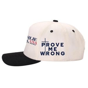 Charlie Kirk Turning Point USA American Hero Prove Me Wrong Hat