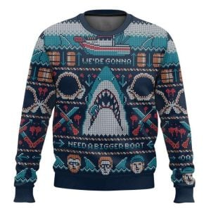 Jaws Were Gonna Need A Bigger Boat Christmas Ugly Sweater