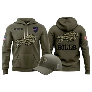 2025 Bills Salute To Service Hoodie