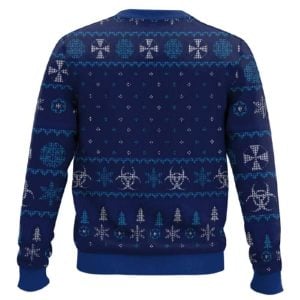 Stars Racoon City Police Resident Evil Ugly Christmas Sweater1