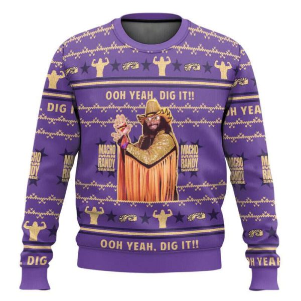 Macho Man Randy Savage Christmas Ugly Sweater