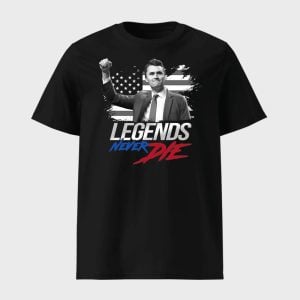 Charlie Kirk Legends Never Die Shirt 1