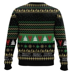 Friends Im The Holiday Armadillo Ross Ugly Christmas Sweater1