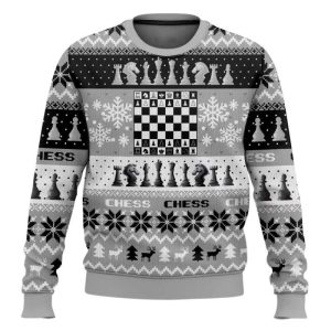 Christmas Chess Board Games Ugly Christmas Sweater