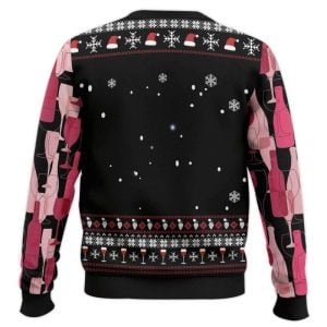 Wine Red Christmas Ugly Christmas Sweater1