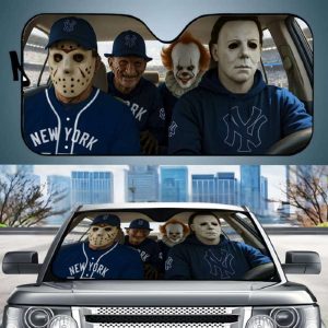 Halloween Horror Yankees Sunshade
