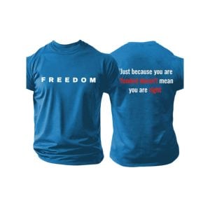 Charlie Kirk Freedom Just Because You Are Offended Doesnt Mean Two Sided Shirt1