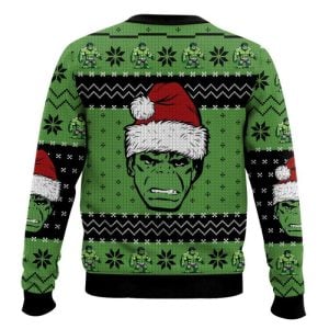 All I Want For Christmas Hulk Smash Ugly Christmas Sweater1
