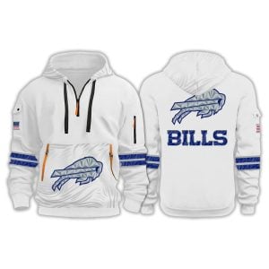 Bills Rivalries Cold Front Hoodie Half Zipper 2025