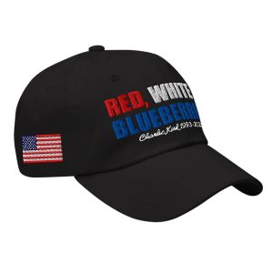 Red White and Blueberries Charlie Kirk Hat2