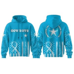 Cowboys Prostate Cancer Awareness Hoodie 2025