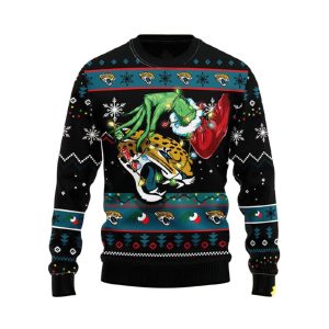 Jaguars The Hand Of Grnch Ugly Christmas Sweater