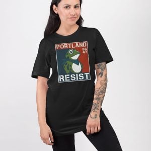 8647 Resist Portland Frog Shirt 3