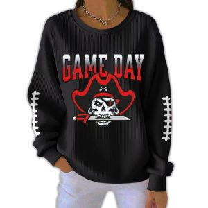 Buccaneers Game Day Pit Striped Sweatshirt