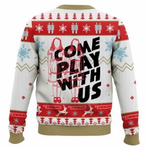 Come Play With Us The Shining Ugly Christmas Sweater1