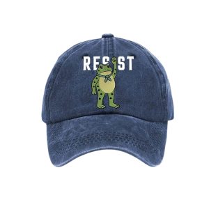 Unisex Portland Frog Resist Print Hat 3 Unisex Portland Frog Resist Print Hat3