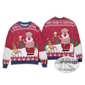 Merry Drunk Im Christmas Ugly Sweater