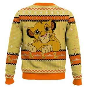 The Lion King Young Simba Ugly Christmas Sweater 1 The Lion King Young Simba Ugly Christmas Sweater1