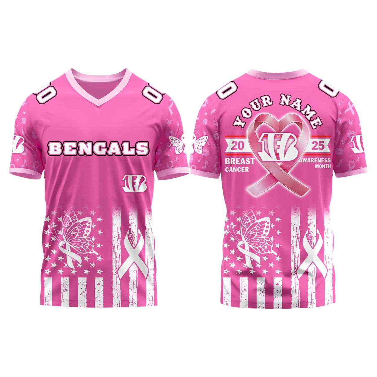 2025 Bengals Breast Cancer Awareness Month Jersey 2025 Bengals Breast Cancer Awareness Month Jersey