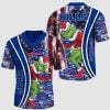 2025 Bills Merry Grinchmas American Flag Jersey