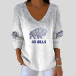 2025 Bills Rivalries Cold Front Waffle Long Sleeve T-shirt