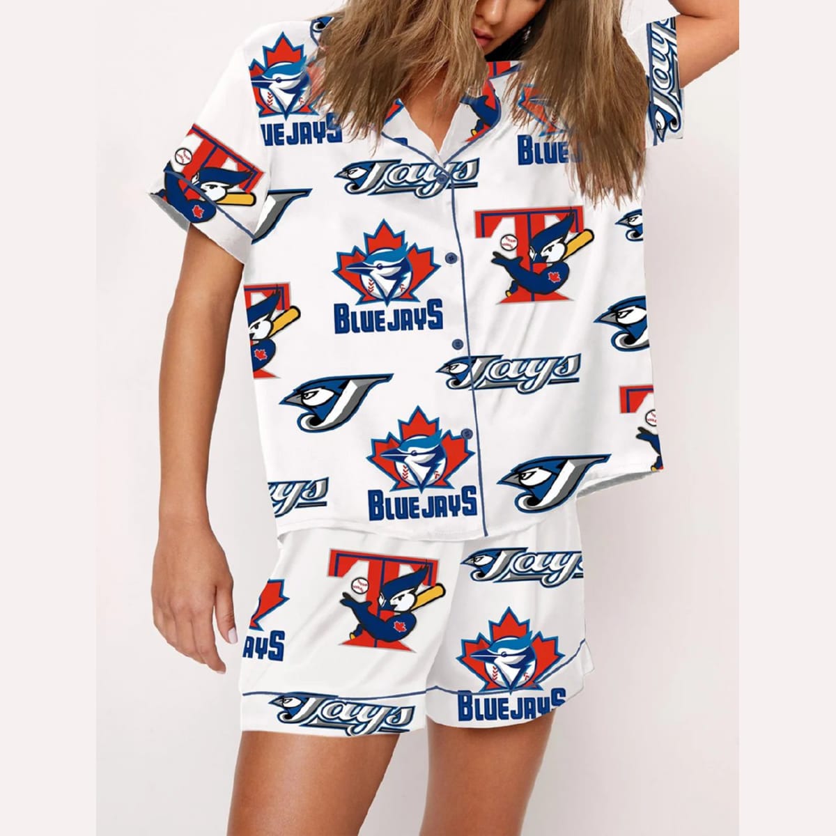 2025 Blue Jays Baseball Pajama Set 2025 Blue Jays Baseball Pajama Set
