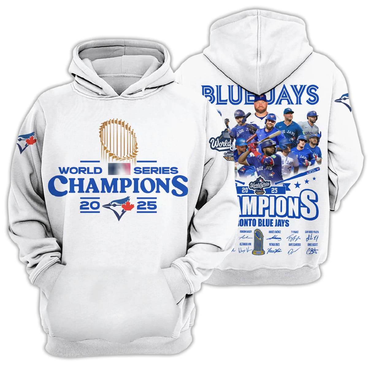 2025 Blue Jays World Series Champions Hoodie 2025 Blue Jays World Series Champions Hoodie