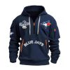 2025 Blue Jays World Series Hoodie Half Zipper