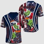 2025 Broncos Merry Grinchmas American Flag Jersey
