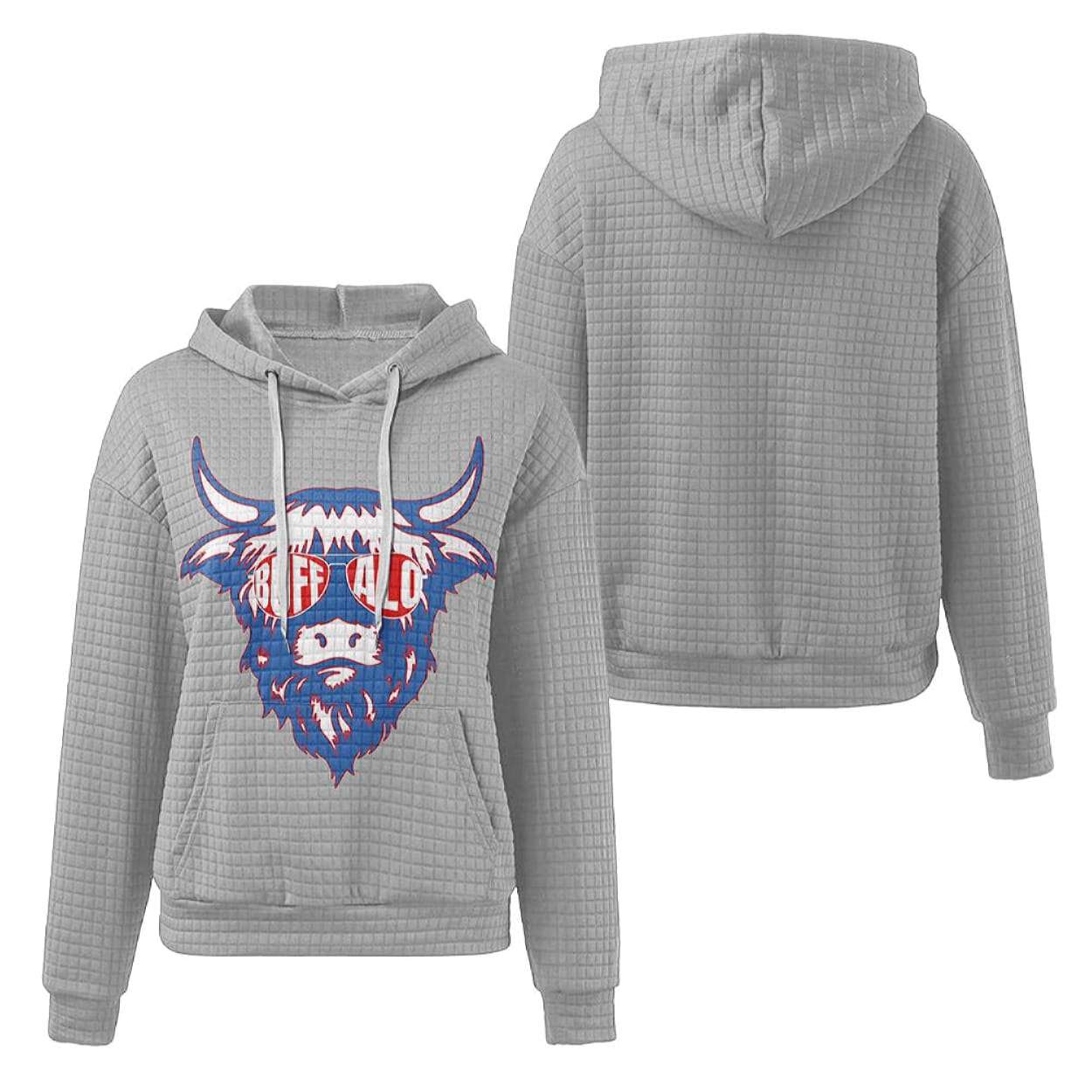 2025 Buffalo Women Waffle Hoodie 2025 Buffalo Women Waffle Hoodie