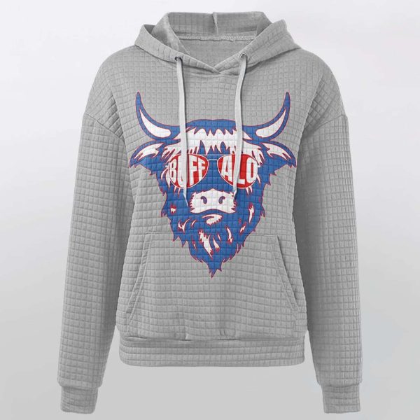 2025 Buffalo Women Waffle Hoodie