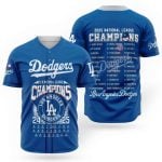 2025 Dodgers B2B NL Champions Baseball Jersey