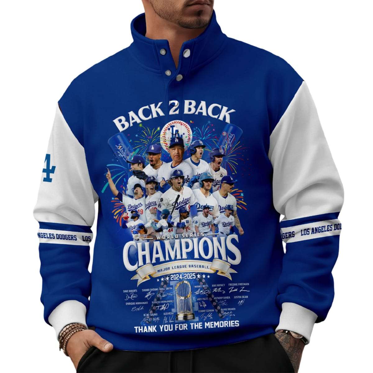 2025 Dodgers Back 2 Back World Series Champions Western Style Sweater 2025 Dodgers Back 2 Back World Series Champions Western Style Sweater