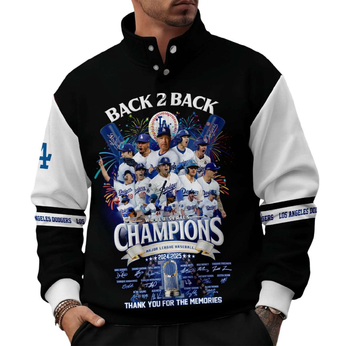 2025 Dodgers Back 2 Back World Series Champions Western Style Sweater 2025 Dodgers Back 2 Back World Series Champions Western Style Sweater