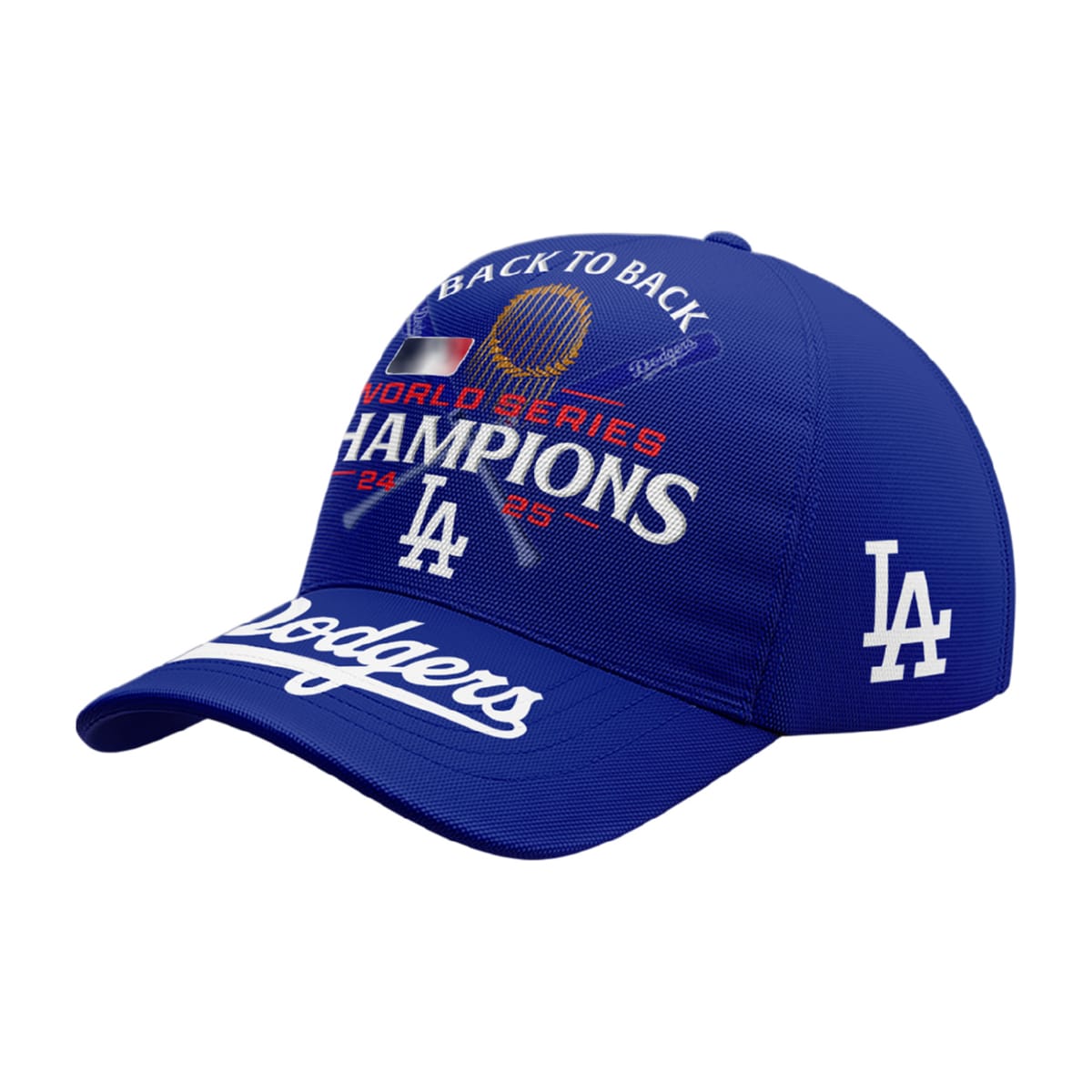 2025 Dodgers Back To Back World Series Champions All Over Printed Cap 2025 Dodgers Back To Back World Series Champions All Over Printed Cap