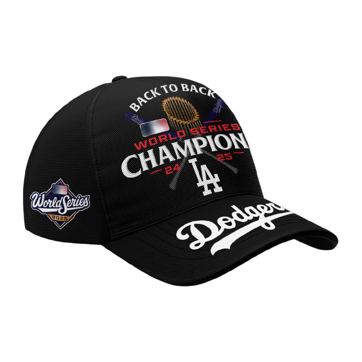 2025 Dodgers Back To Back World Series Champions All Over Printed Cap 2025 Dodgers Back To Back World Series Champions All Over Printed Cap