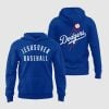 2025 Dodgers Jesus Over Baseball Hoodie