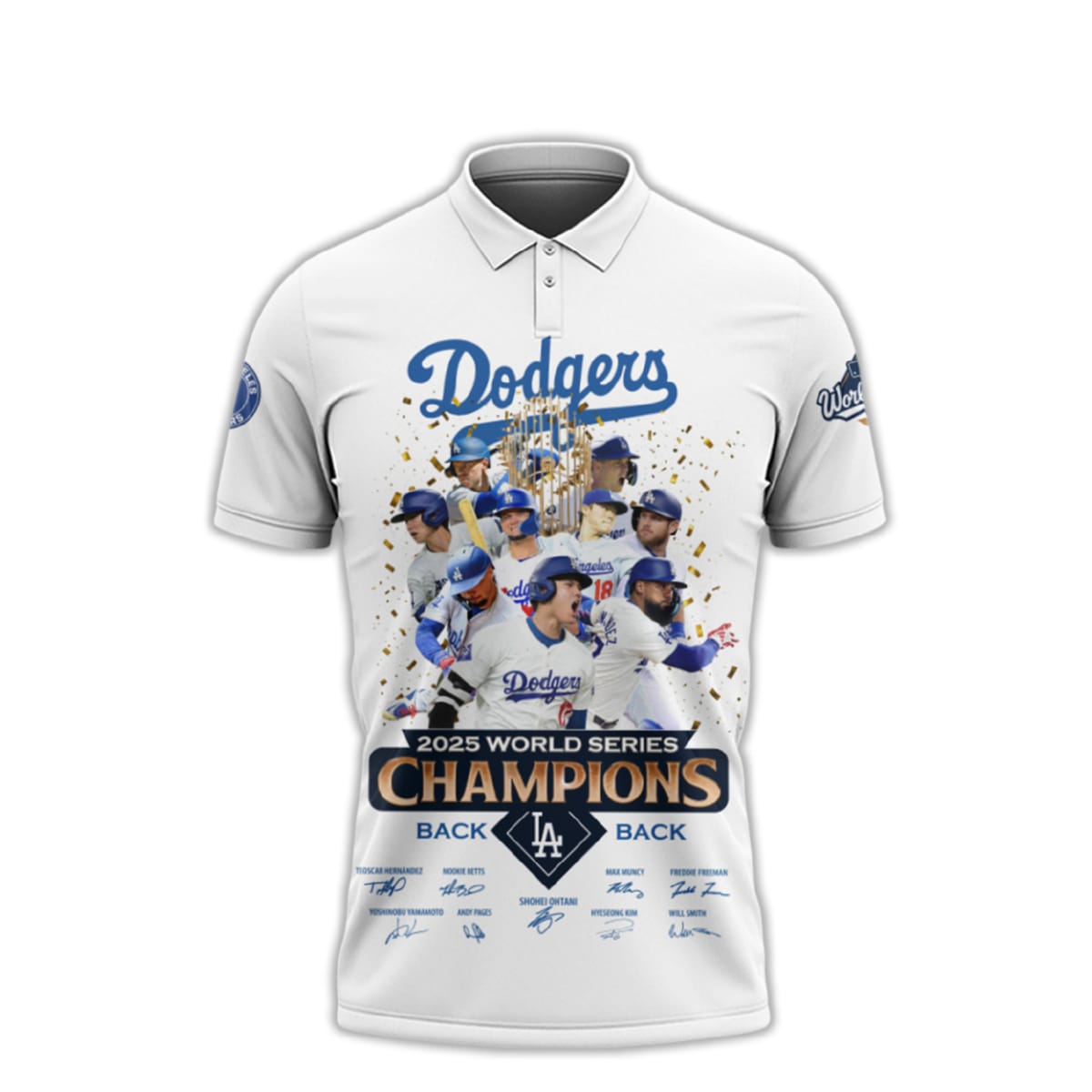 2025 Dodgers World Series Champions Polo Shirt 2025 Dodgers World Series Champions Polo Shirt
