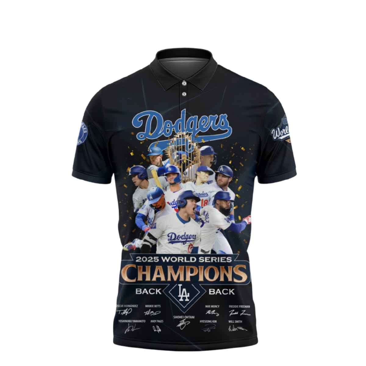 2025 Dodgers World Series Champions Polo Shirt 2025 Dodgers World Series Champions Polo Shirt